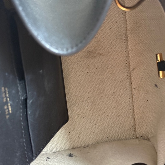 The Row Margaux 10 Black Leather Top Handle Bag | Made in Italy | Authentic - Picture 10 of 12